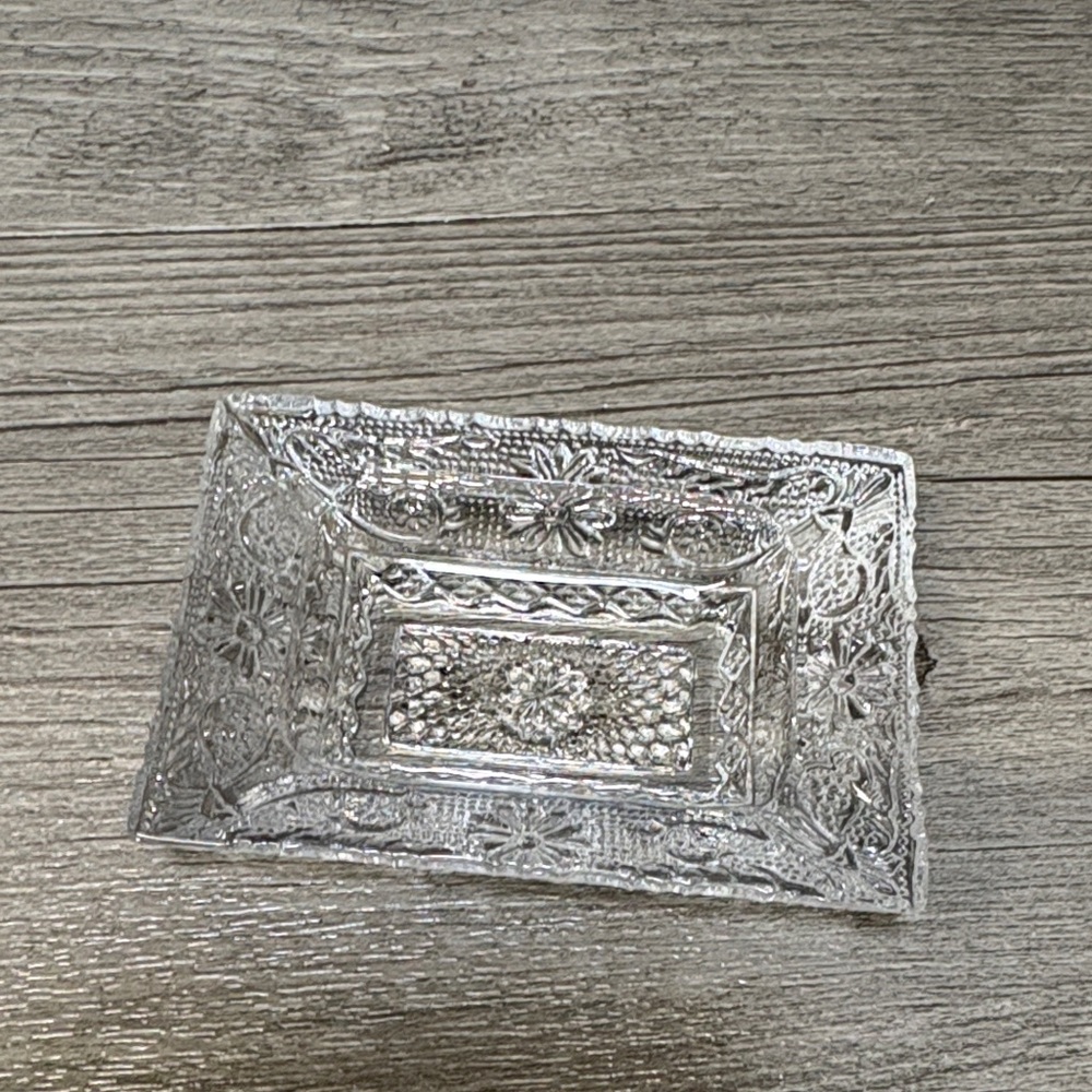 Vintage Duncan and Miller Sandwich Clear Ashtray